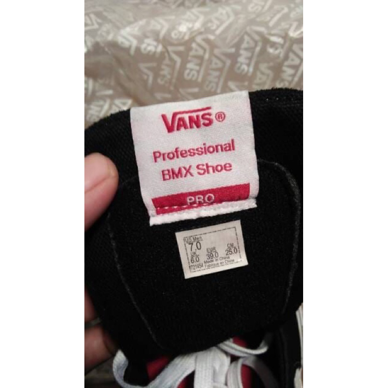 Original Vans Sk8 Hi Pro Black White 100% Bnib