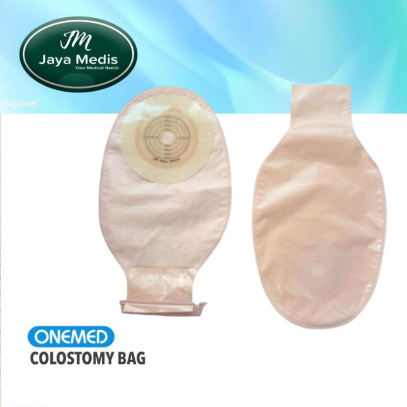 ONEMED COLOSTOMY BAG WITH DRAINEGE