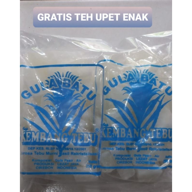 

Gula Batu Original 5kg ENAK GRATIS TEH UPET khas cirebon