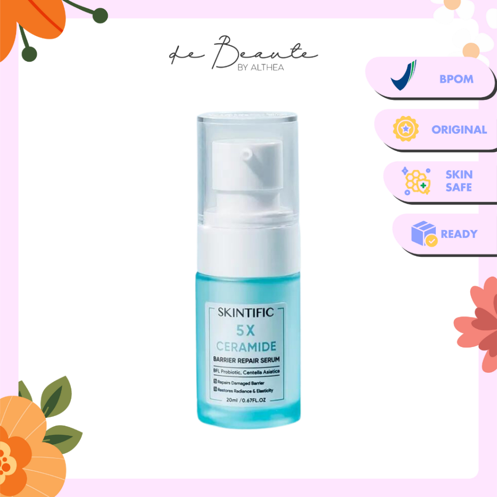 [BPOM] Skintific 5X Ceramide Skin Barrier Repair Serum Scientific Power Repairing Essence Facial Skin Serum 20ml | 50ml