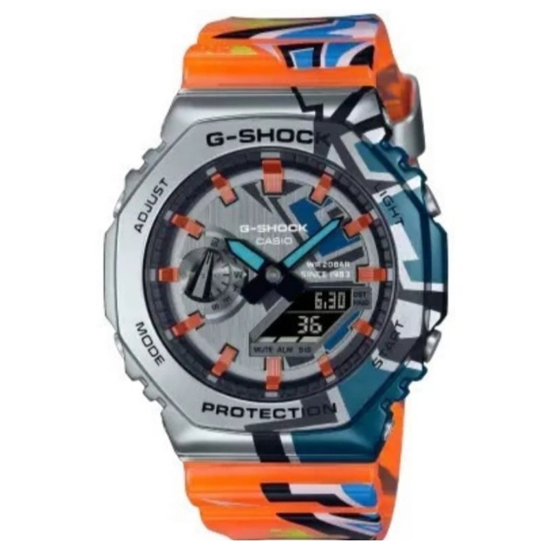 CASIO G-SHOCK GM-2100SS-1ADR Jam Tangan Digital Analog Pria Original