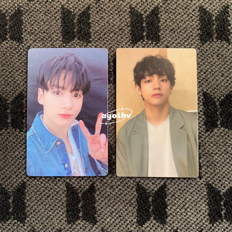 [OFFICIAL] PHOTOCARD PC BTS JUNGKOOK MEMORIES OF 2021 (MEMO 21) & V / KIM TAEHYUNG LD BE ESS SOUNDWA