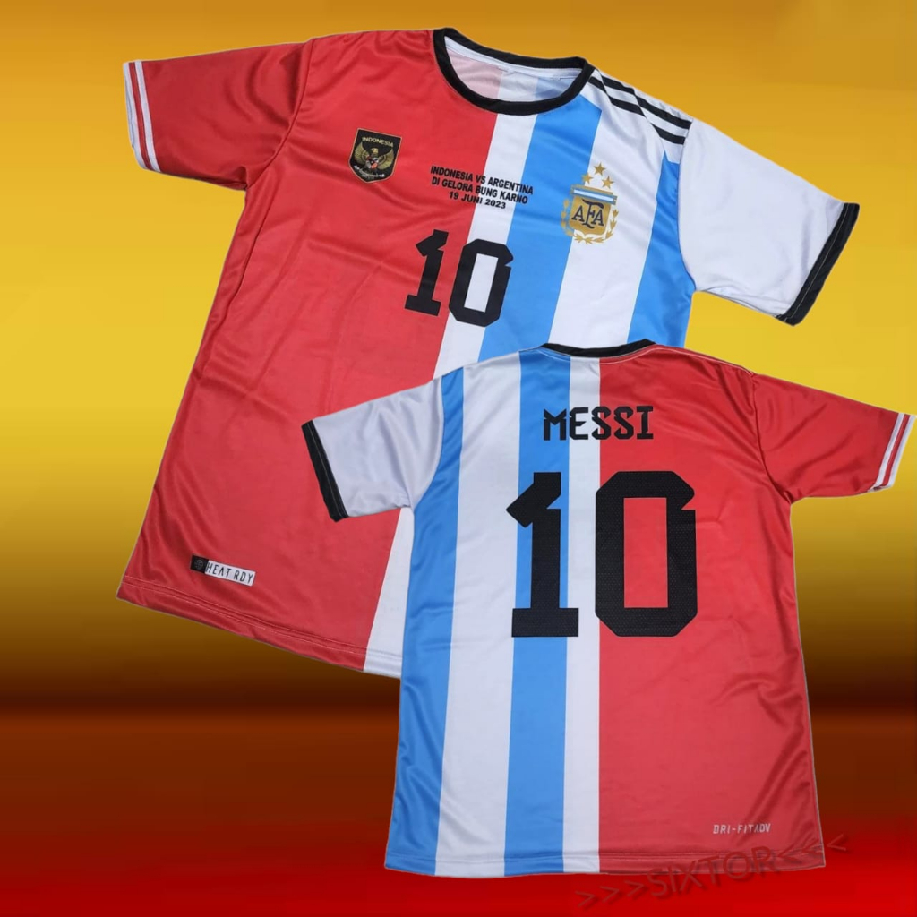 JERSEY ARGENTINA X INDONESIA HOME JERSEY PIALA DUNIA