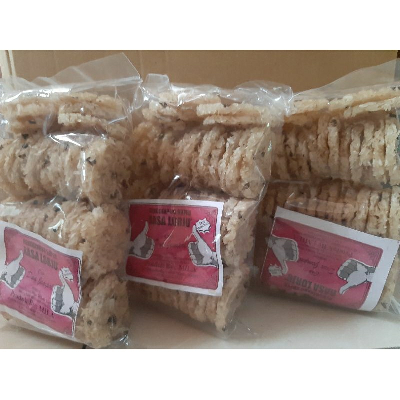 

rengginang lorjuk koin sedang