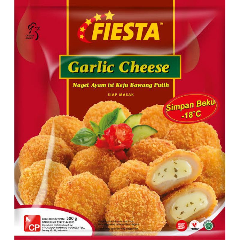 

Fiesta Garlic Cheese 500 gr (Frozen Food)