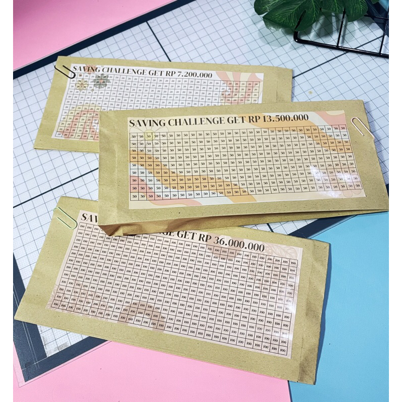 

Amplop Saving Challenge Sinking Funds Tabungan Target Bugeting Keuangan Amplop Coklat Finansial Planner