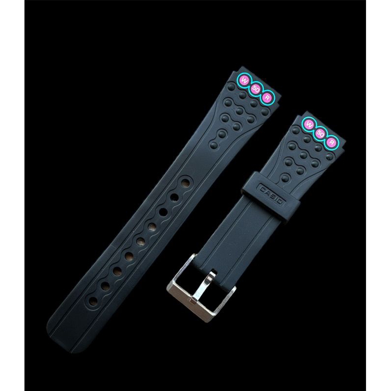 Strap tali jam tangan casio aftermarket 20mm