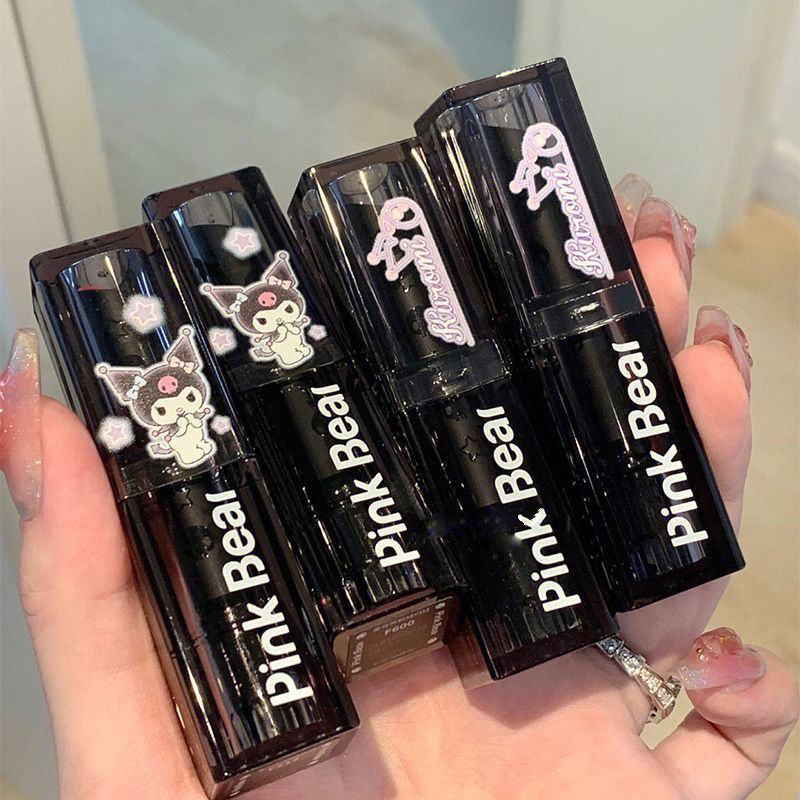 Lipstik Pink Bear sanrio kuromi Matte