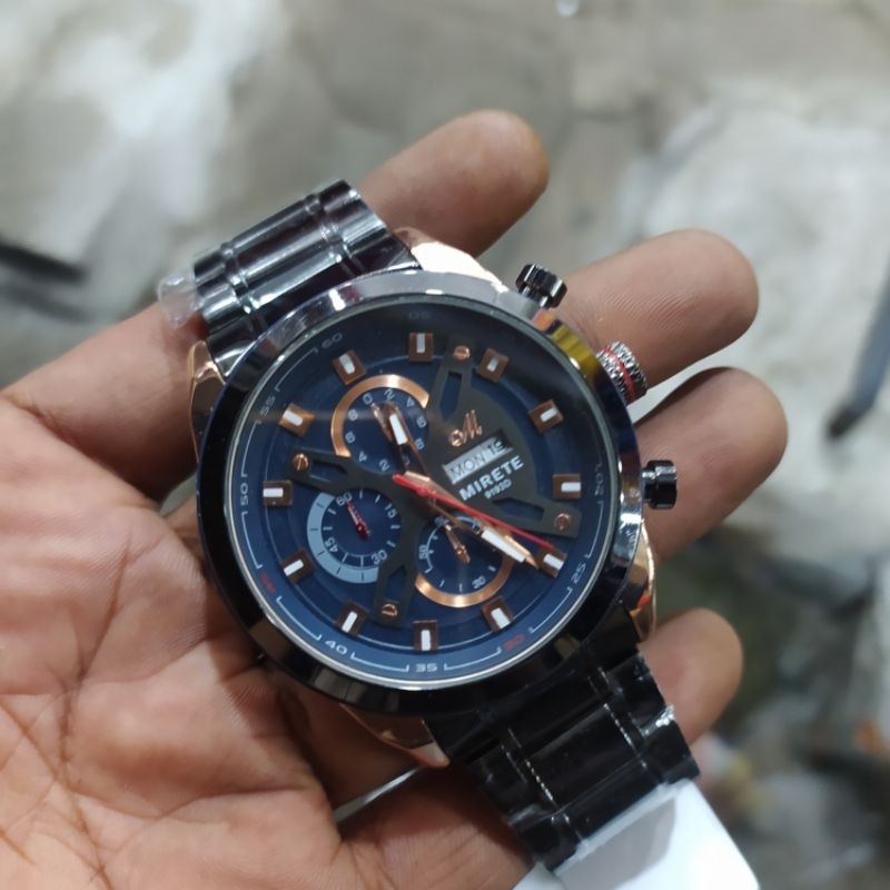 jam tangan pria mirete original anti air