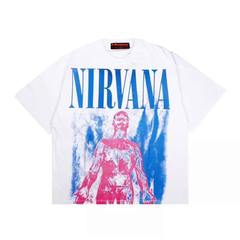 NIRVANA SLIVER White Oversize T-Shirt