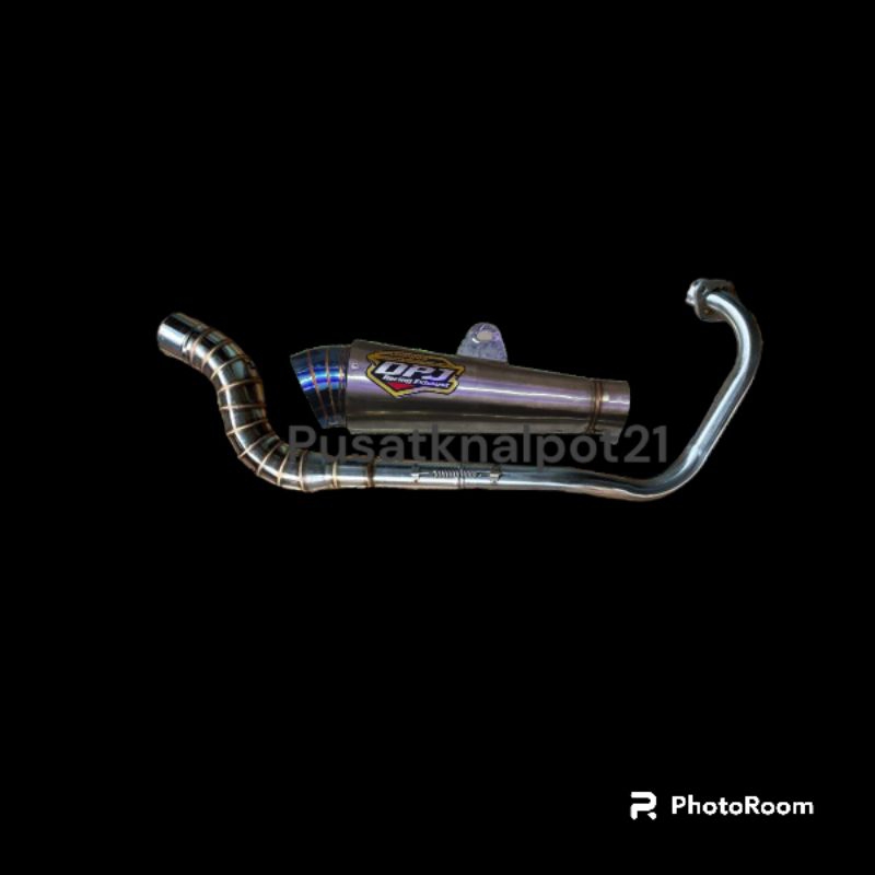 knalpot racing dpj blue pnp mx cobra