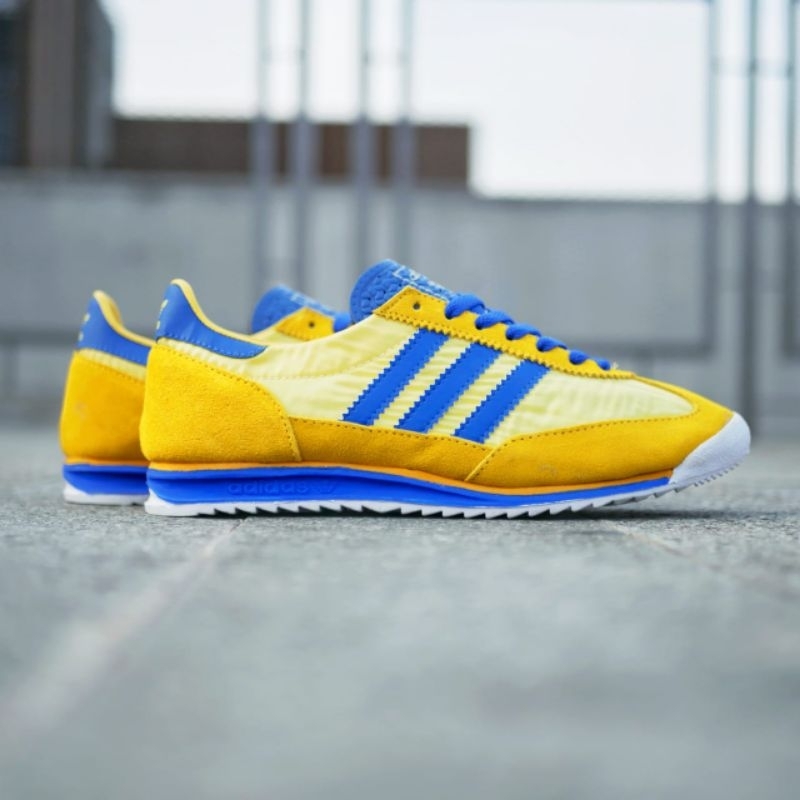 Sepatu casual pria ad1d45 sl72 malmo yellow blue original Made in Indonesia