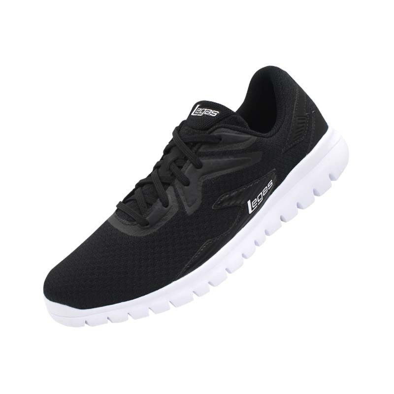 Sepatu League Legas Hitam Enzo La U Running Shoes Unisex Pria Wanita Original