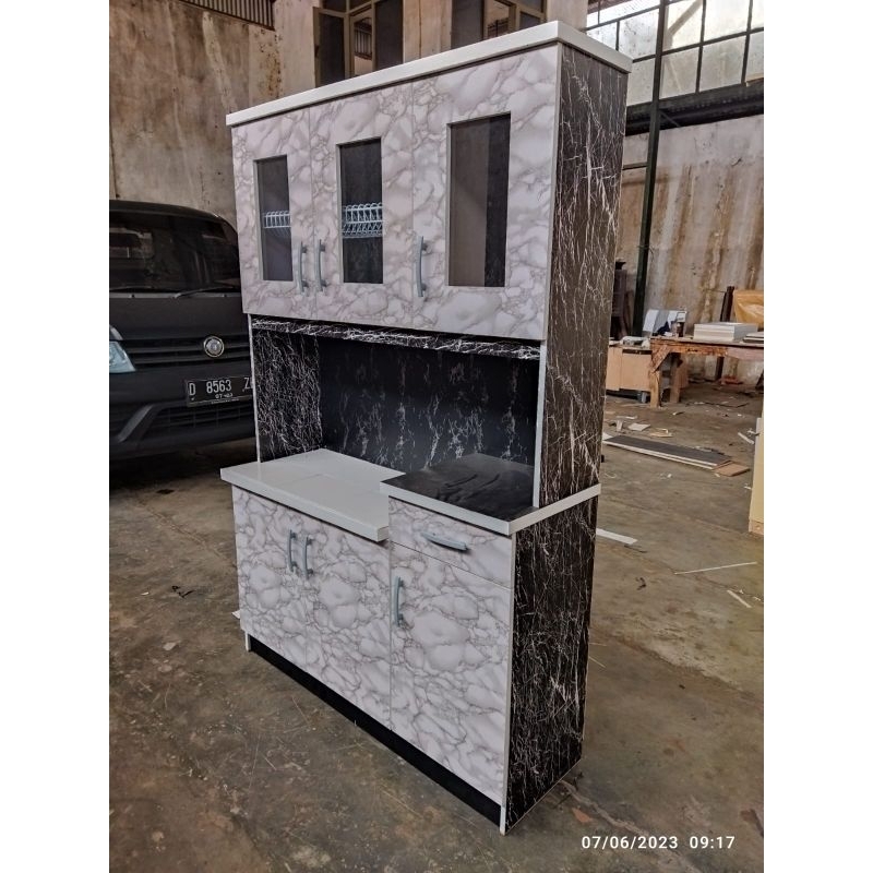 PREMIUM TERMURAH Lemari Sayur Dapur 3 pintu BAHAN PREMIUM Kayu Multiplek ANTI JAMUR ANTI AIR Kitchen