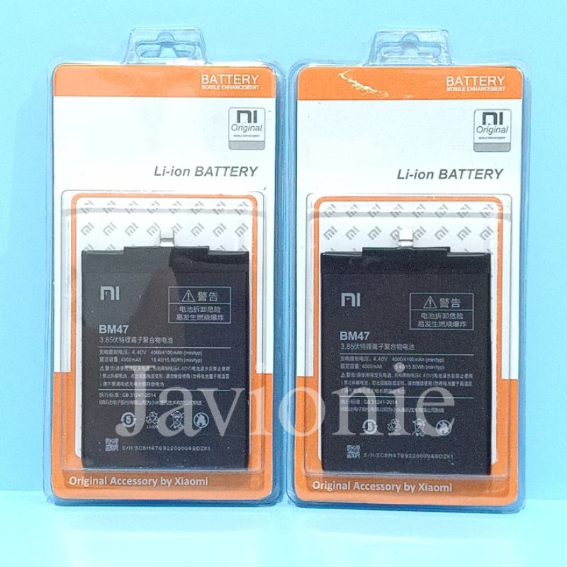 BATERAI BATRE BATTERY XIAOMI REDMI 3 REDMI 3S REDMI 3 PRO BM47 ORIGINAL