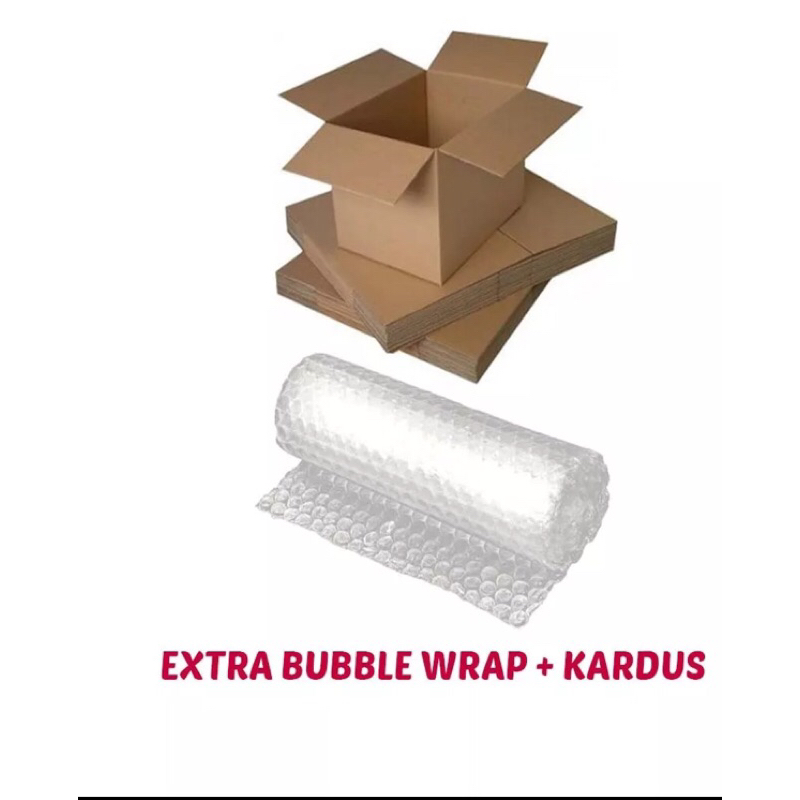 

bubble warp dan kardus tambahan dijamin aman