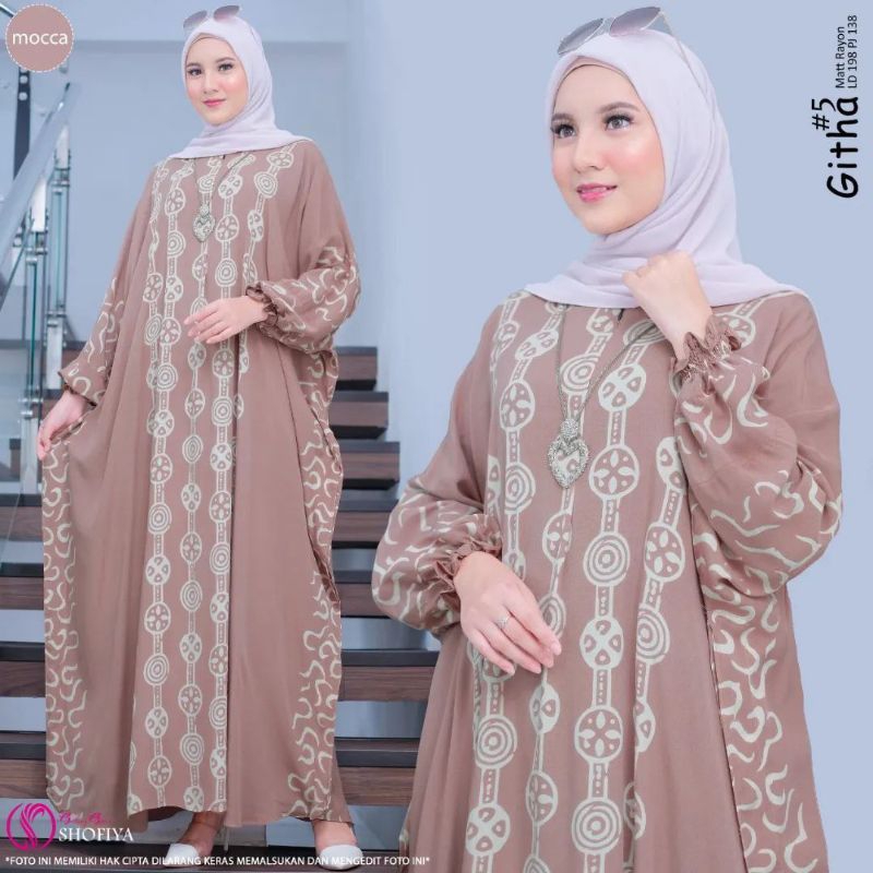 Daster Lowo Jumbo Kekinian Panjang Busui Resleting Depan Model Kaftan Rayon Baju Wanita Termurah