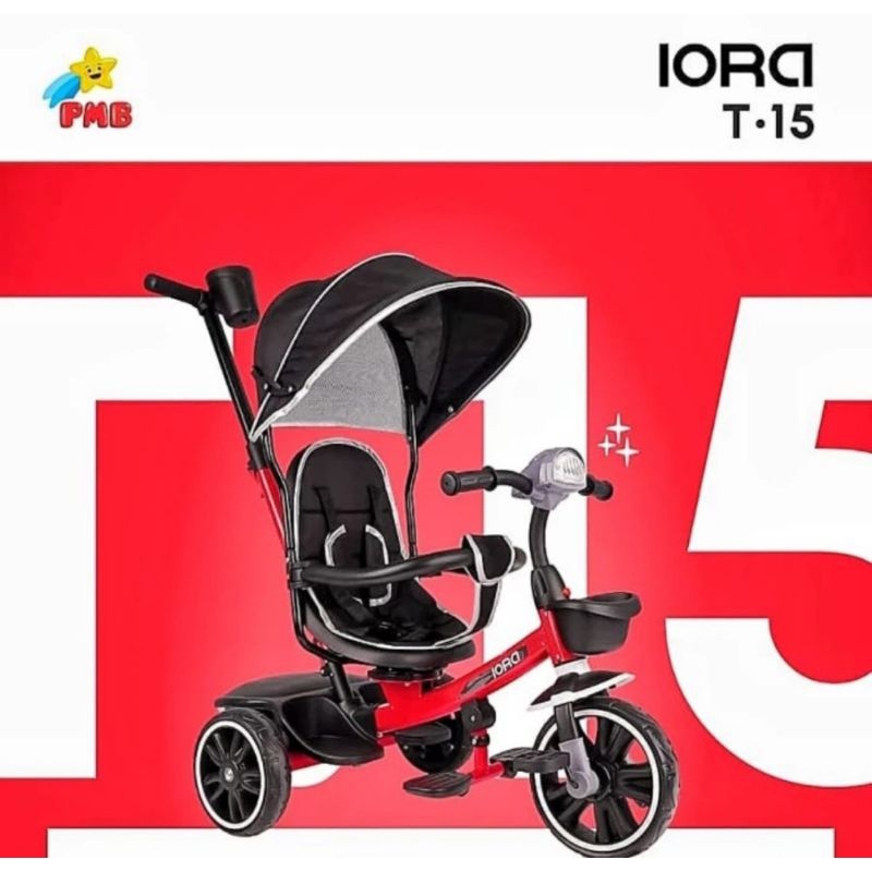 Sepeda Roda Tiga Anak Exotic Et-1262 Karakter Dark Knight&amp;iora T 15