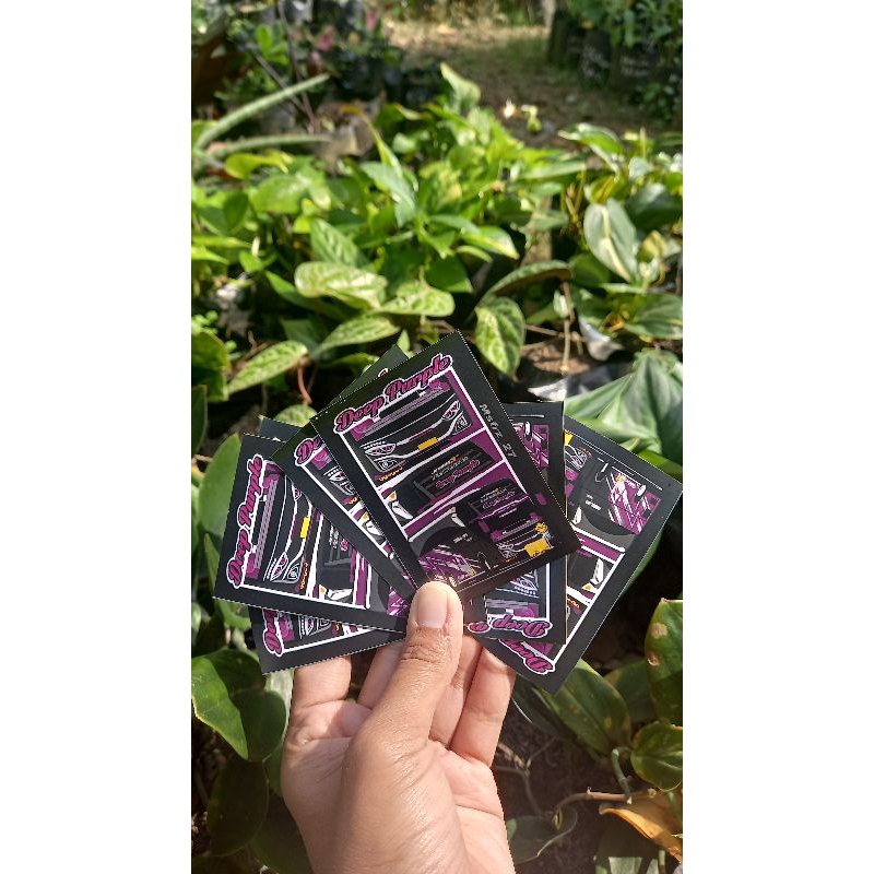 

5 stiker bus stiker bis Tungga Jaya Deep Purple , grosir stiker