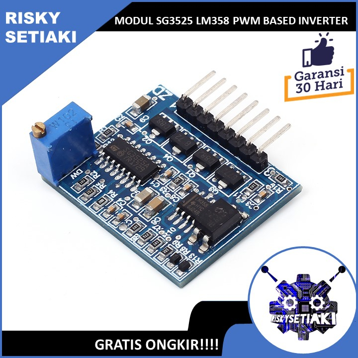 MODUL SG3525 LM358 PWM BASED INVERTER DRIVER BOARD