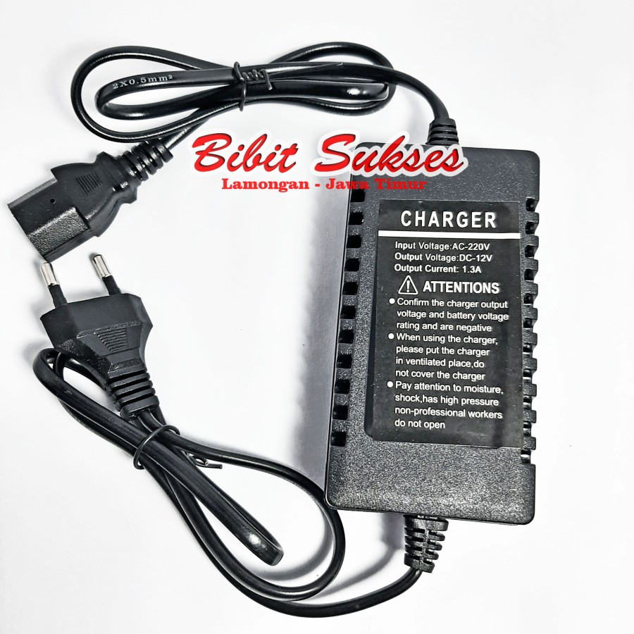 CHARGER TANGKI ELEKTRIK SPRAYER CBA/ CAS TANGKI ELEKTRIK DC12V 1.3 A