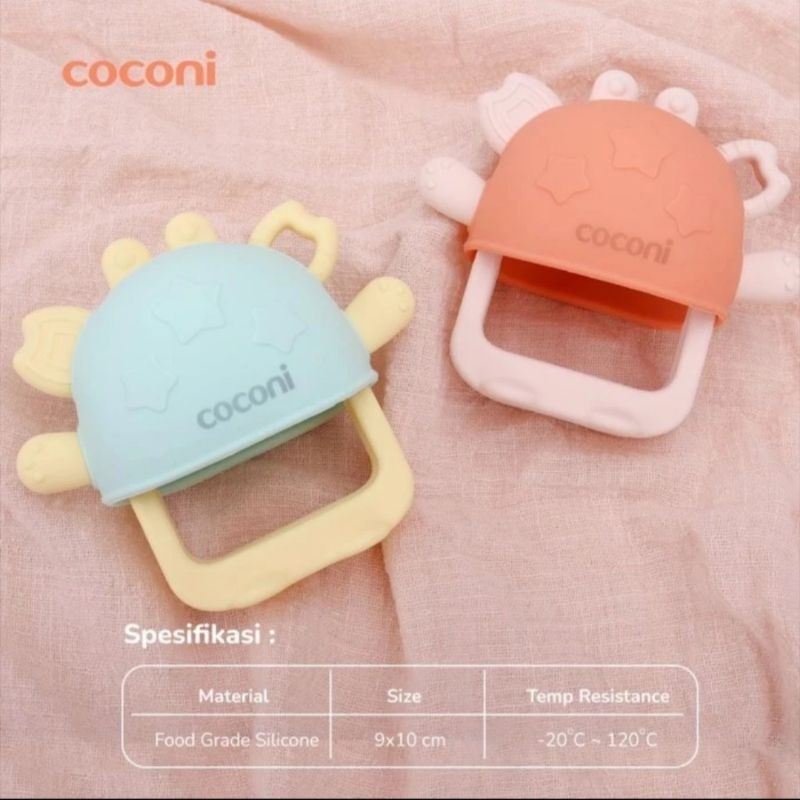 COCONI Bracelet Crab Teether / Gigitan Mainan Gelang Bayi Kepiting