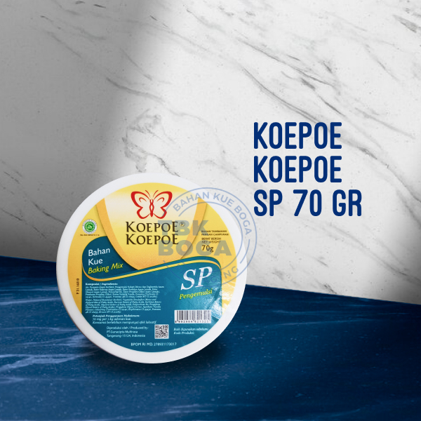 

Koepoe SP ( 70 gr ) Pelembut Emulsifier Pengemulsi Kopoe