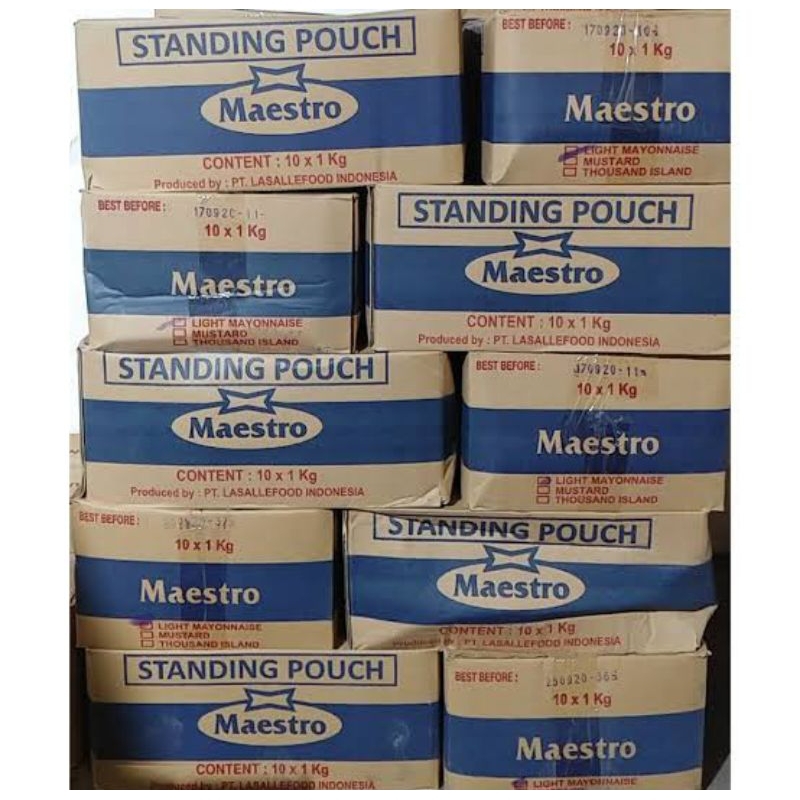 

Mayonies Maestro 1Kg x 10Pcs Khusus Cargo Dan Expedisi