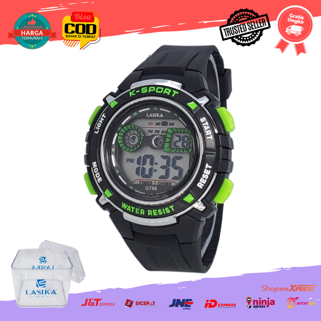 [COD] Jam Tangan Sport Digital Anak Remaja Lasika 701 Kecil Water Resist Anti Air