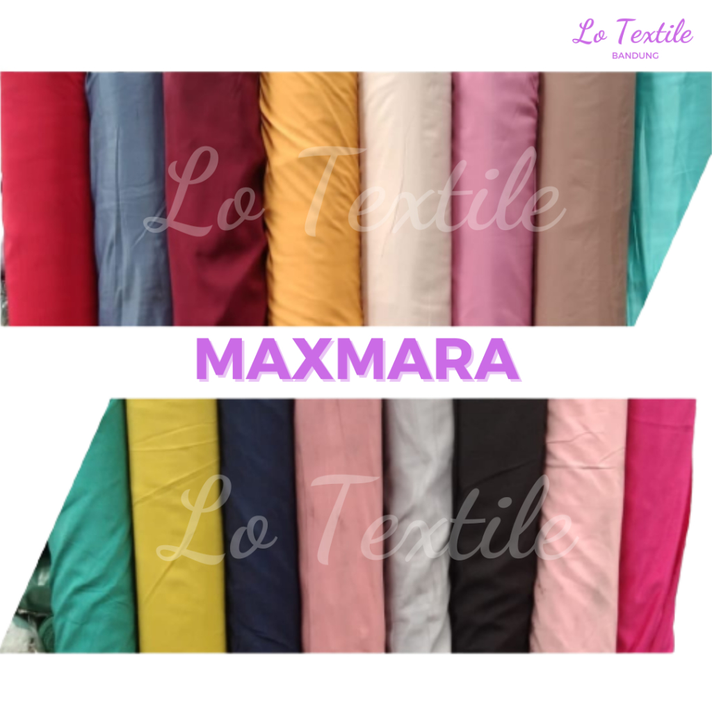 Bahan Kain Satin Maxmara 0.5m - Saten Velvet Polos bridesmaid Meteran Super Premium