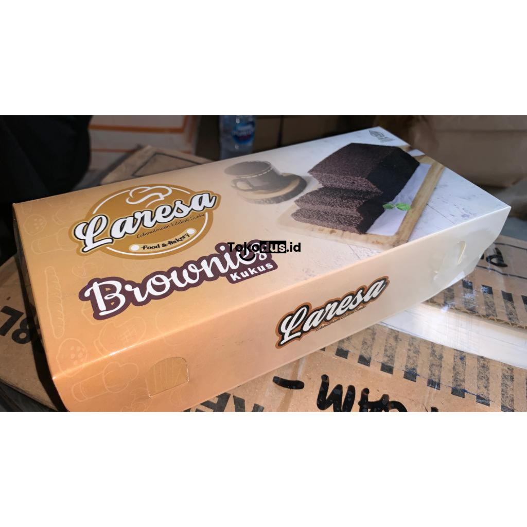 Dus Brownis Custom / Box Kardus Roti Bolu / Kemasan Kertas Bolen