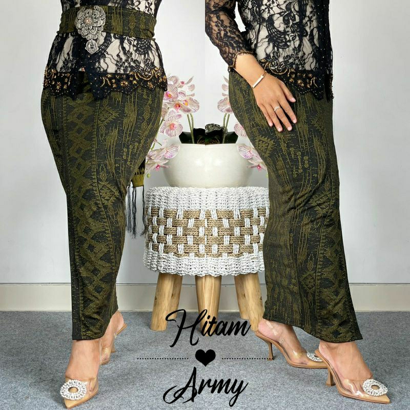 kamen jadi Jaguar premium full stretch include selendang/bawahan Jaguar halus/ kamen bali Jaguar
