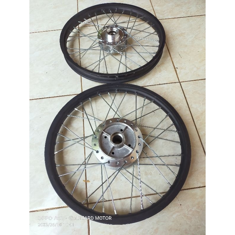 velg jari jari standar supra x lama supra fit lama ring aluminium mulus