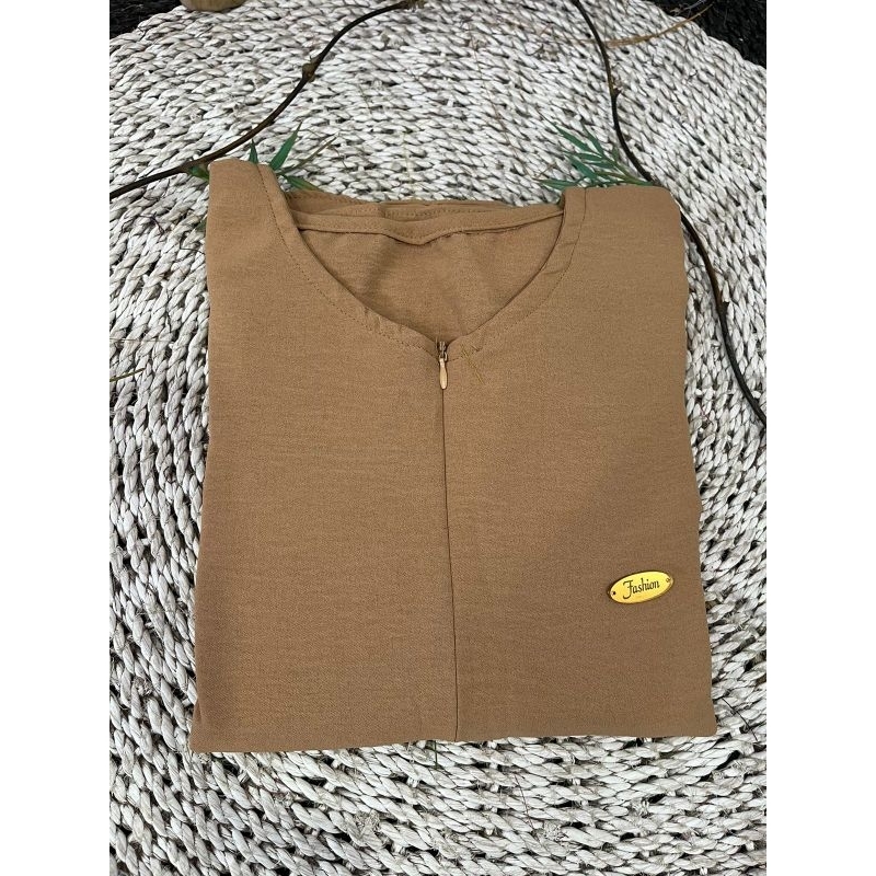 [BEST SELLER] Daily Polos Long Busui | Gamis Simple Abaya-Coksu