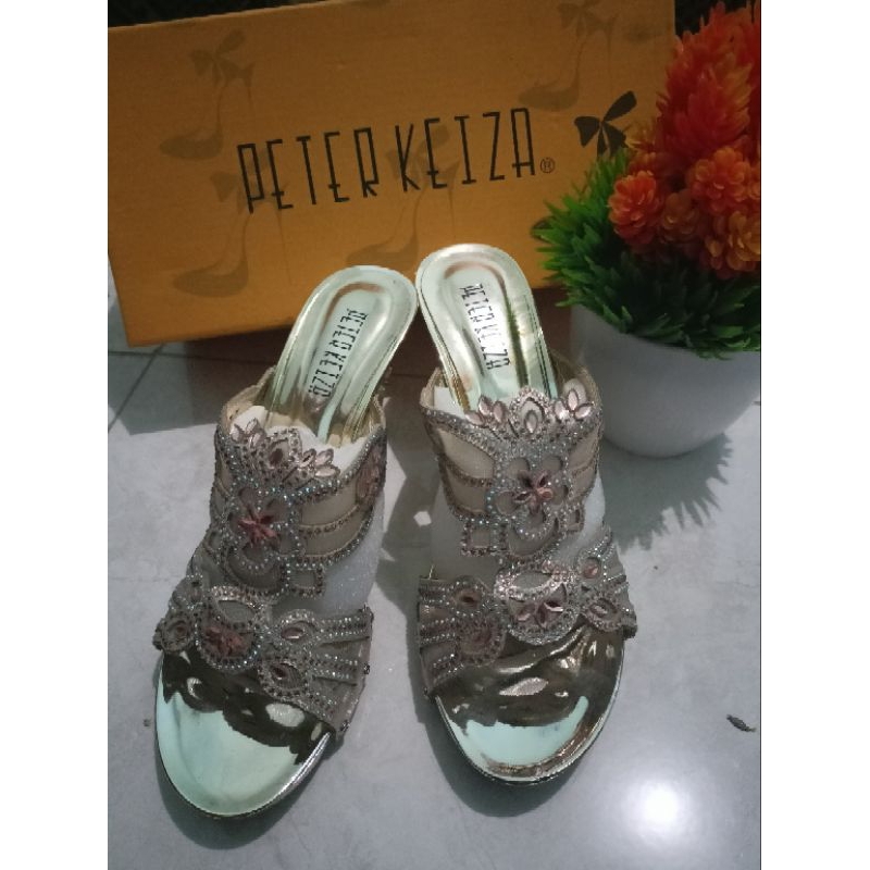 Preloved Sandal Peter Keiza/preloved heels/heels second
