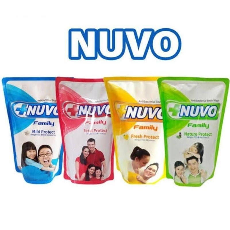 NUVO FAMILY Sabun Mandi Cair 400ml/Sabun Cair Nuvo Original