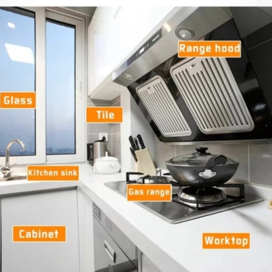 FMFIT pembersih dapur serbaguna kitchen foam cleaner spray fume bubble busa pembersih kerak wajan noda keramik crust panci mobil interio jaket multifungsi