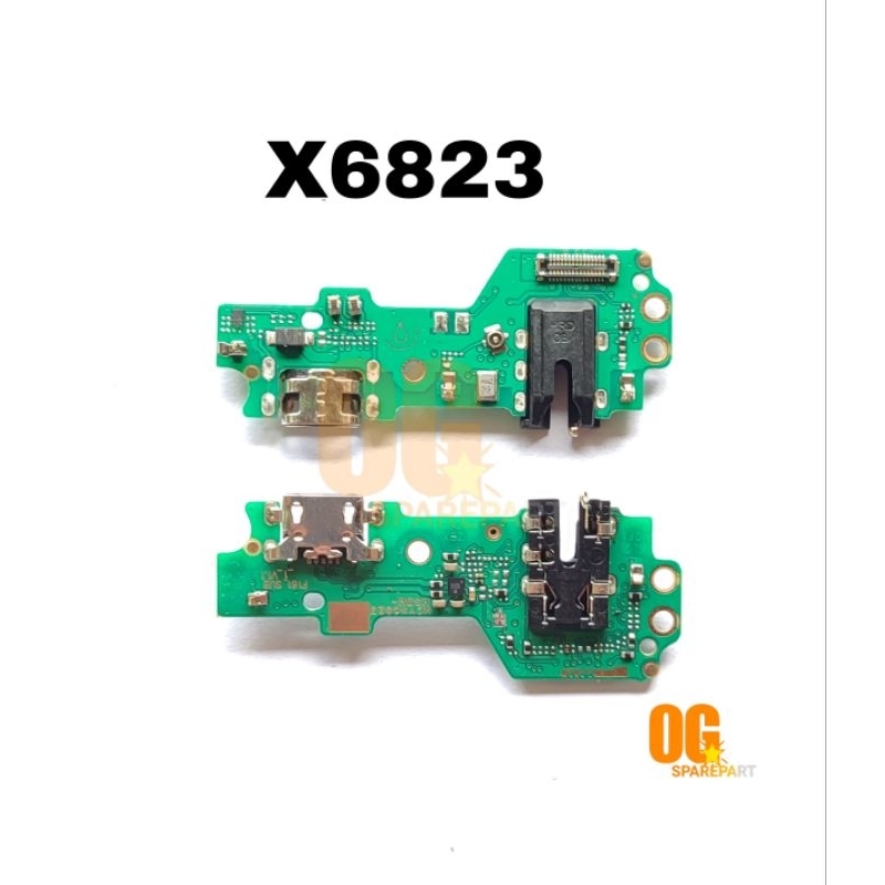 Konektor Charger infinix smart 6 plus X6823 Board Usb Papan Con Cas Mic