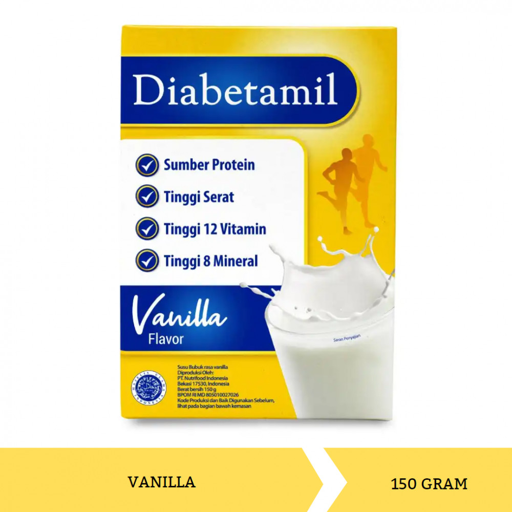 SUSU DIABETAMIL VANILA 150 GR