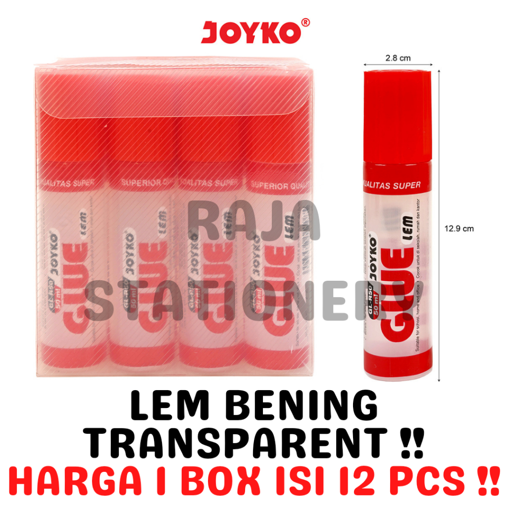 

JOYKO TRANSPARENT GLUE 50ML LEM CAIR BENING JOYKO PRAKARYA ANAK GL-R50 GL-A50 [12PCS]