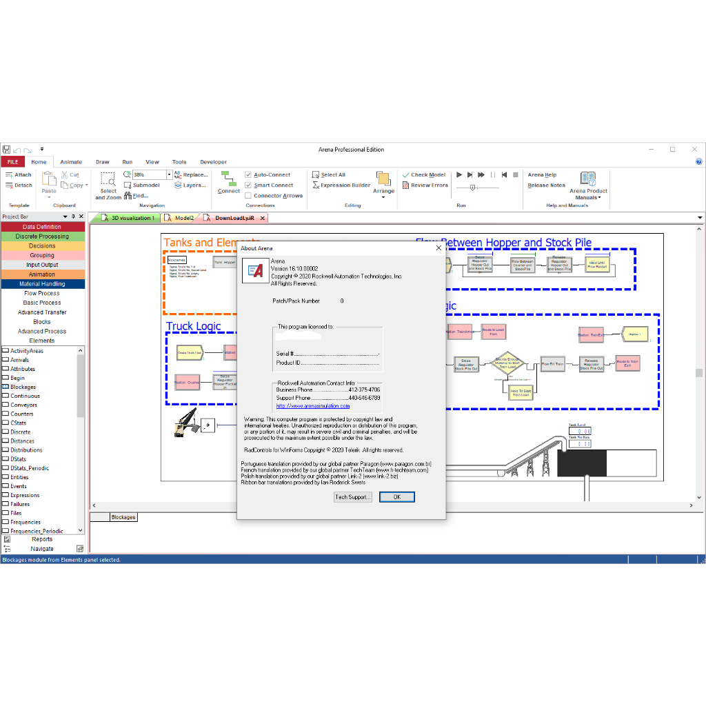 Software Rockwell Simulation Arena Professional 16 Full Lisensi Lifetime