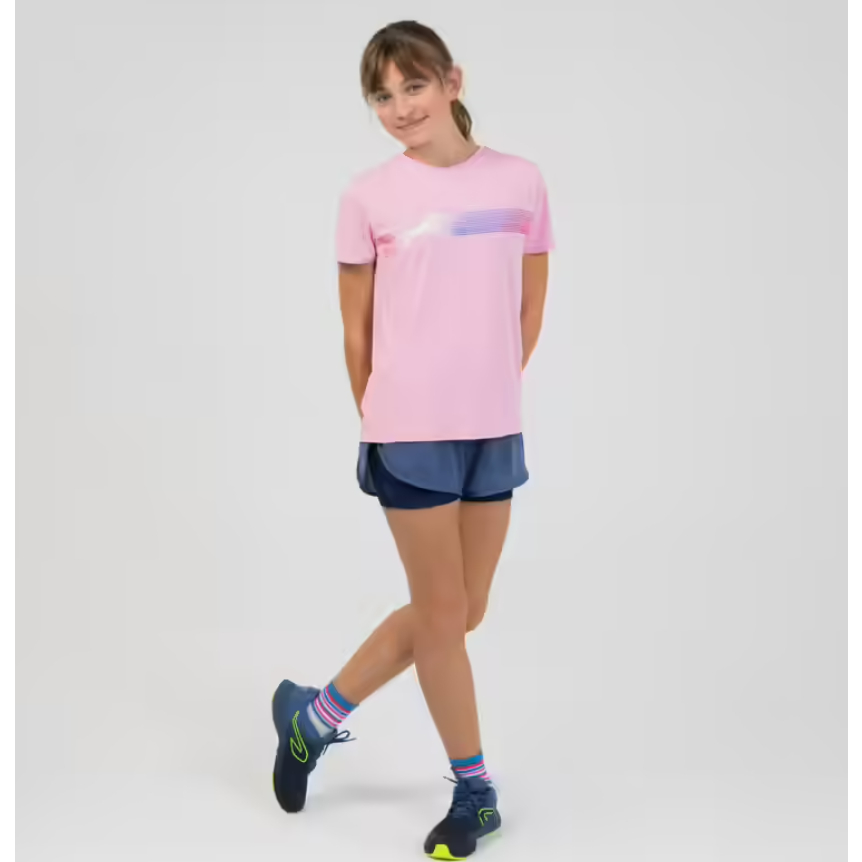 KIPRUN AT 500 Celana Pendek 2-in-1 Olahraga Lari Anak Perempuan