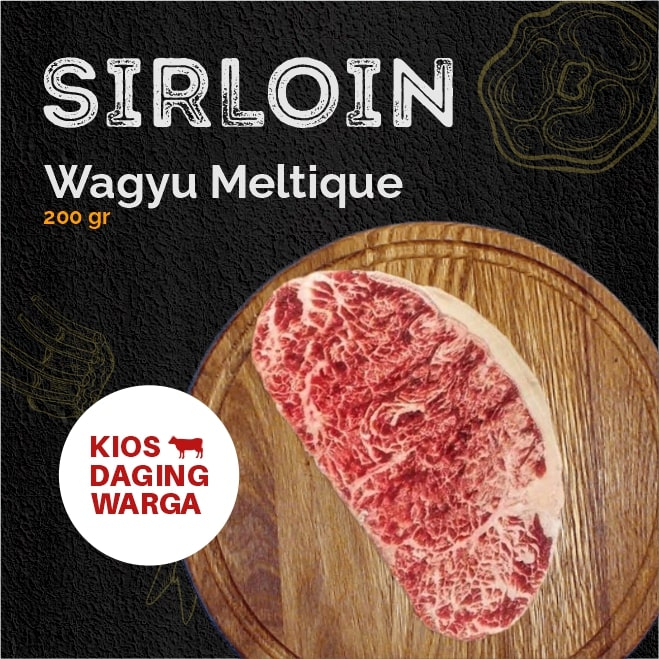 

Sirloin Wagyu Meltique - 200 gram