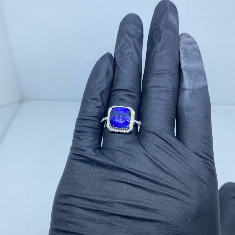 CINCIN EMAS PUTIH40% WANITA NATURAL BERLIAN EROPA0,20ct/54pcs NA425