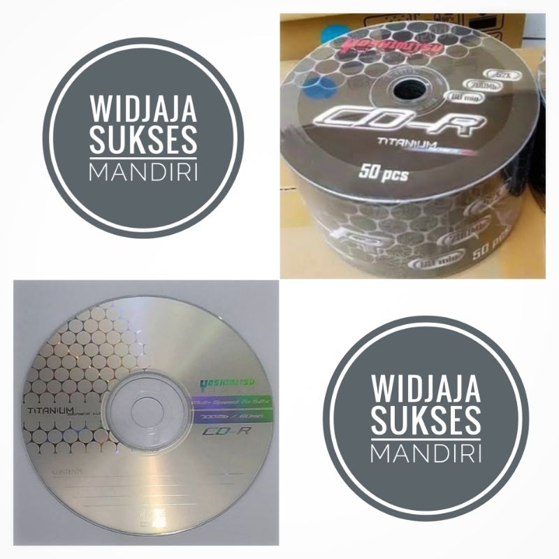 CD-R CD Yoshimitsu Titanium 700mb 52x bagus berkualitas