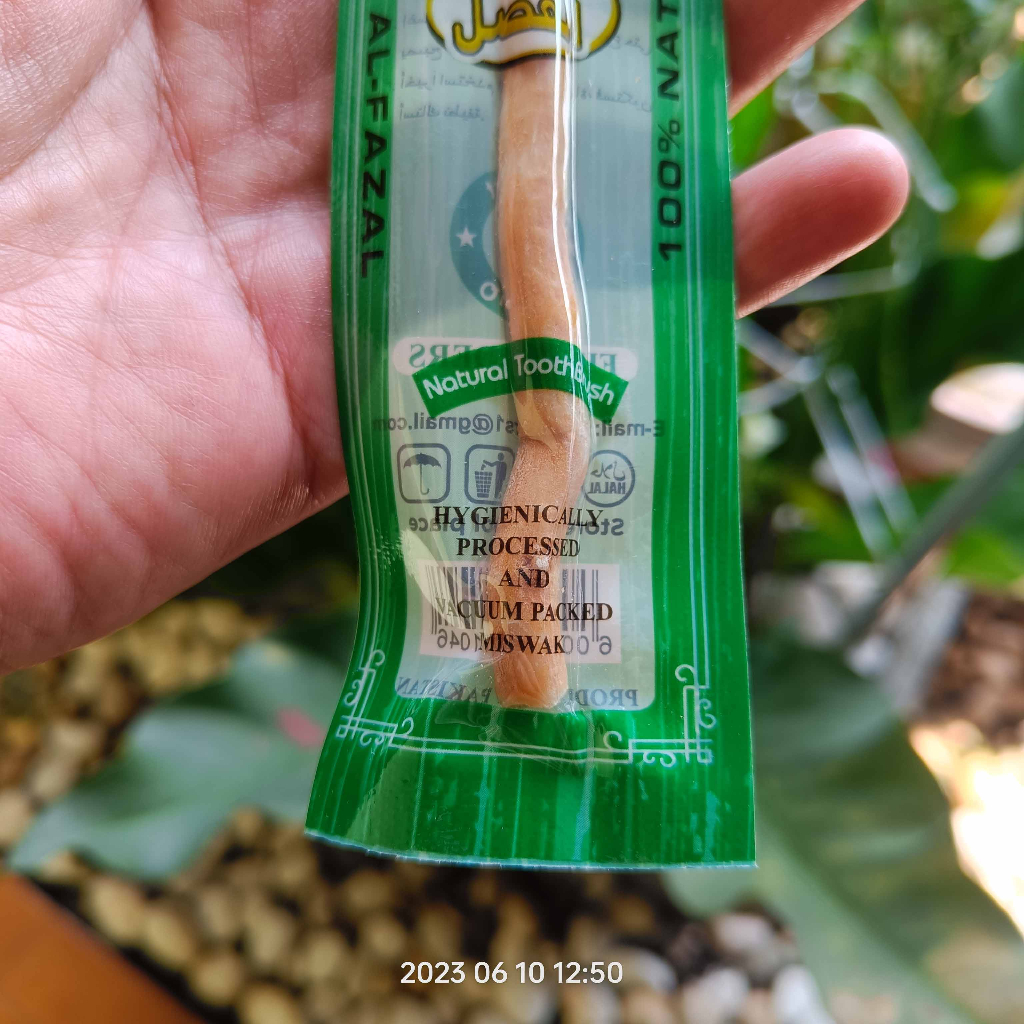 Siwak Gosok Gigi Al Fazal Miswak 15cm