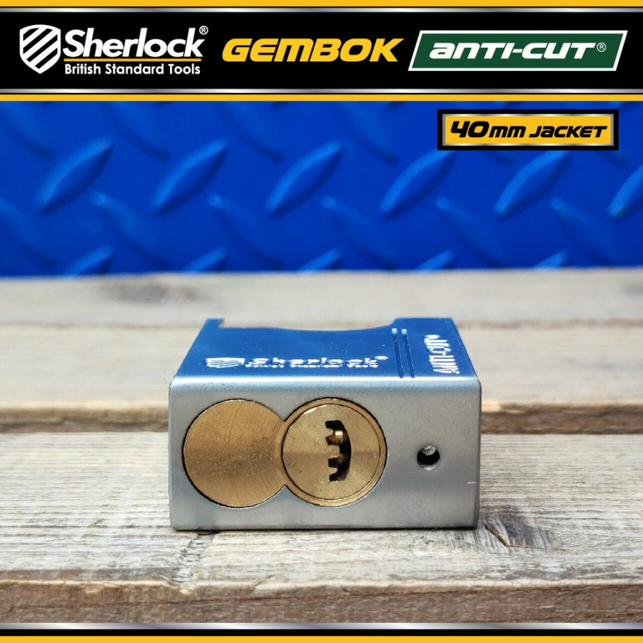 Gembok Original Sherlock Tools ANTI CUT 40 mm Jaket