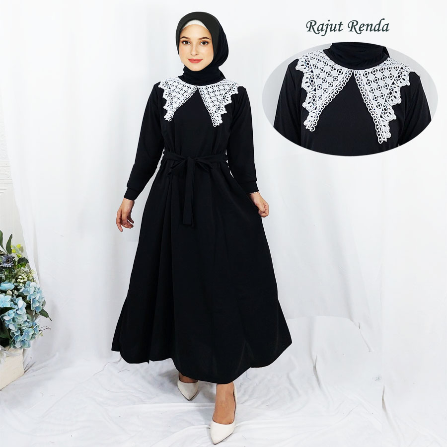 DRESS ARIANI RENDA KRA BORDIR MEWAH CANTIK MAXY WANITA GL FASHION