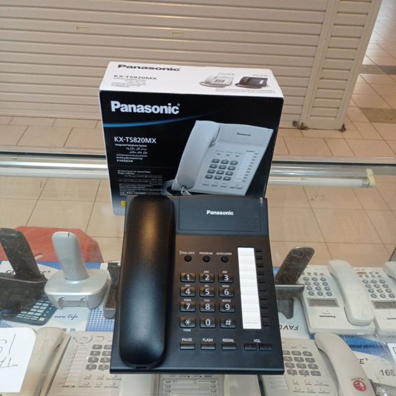 Telepon kabel Panasonic KX-TS820MX hitam