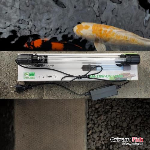 Lampu UV Aquarium Kolam Ikan Koi 20watt